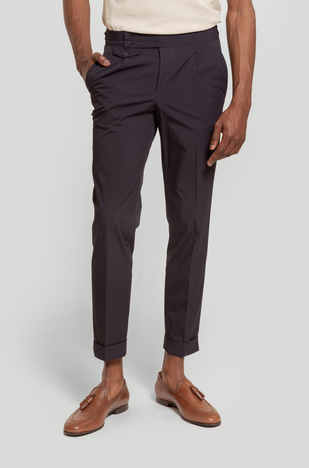 Pantalon de Vestir Tejido Tecnico