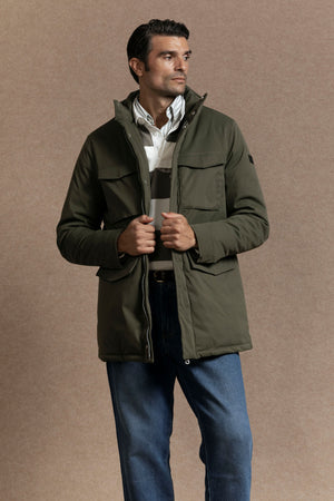 Chaqueton Bolsillos Kaki