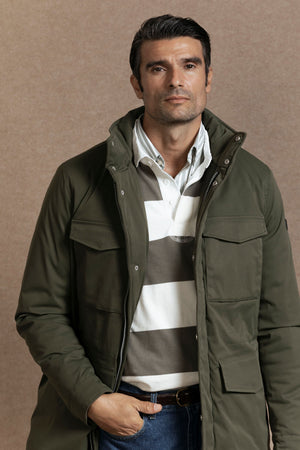 Chaqueton Bolsillos Kaki