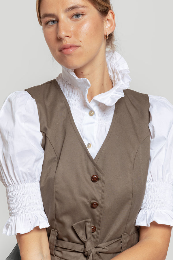 GREEN ROMERIA VEST