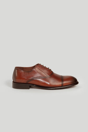 Zapato Perera Marron Cuero