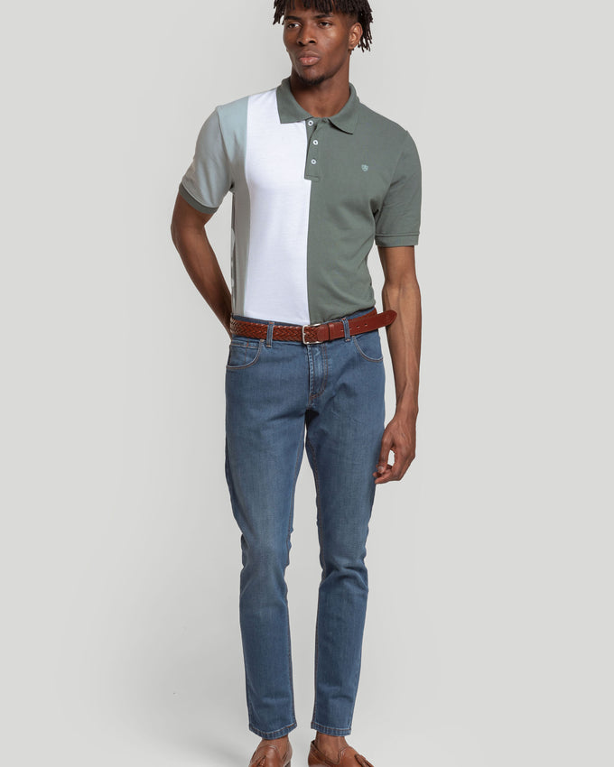 Green Washed Skinny Jeans