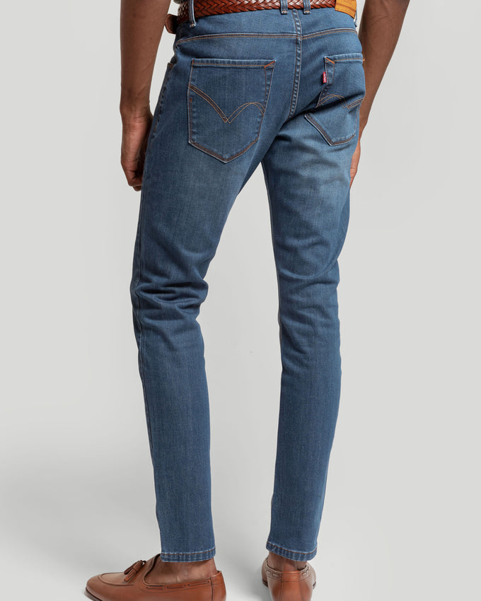 Green Washed Skinny Jeans