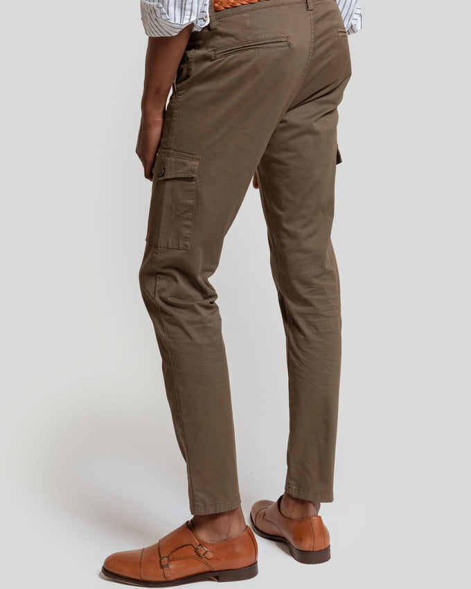 Khaki Chino Cargo