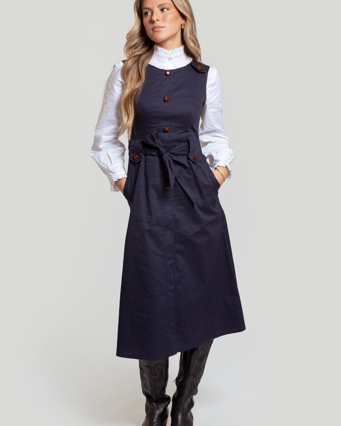 Vestido Rocio Azul - Raíces