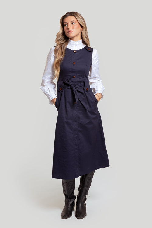 Vestido Rocio Azul - Raíces