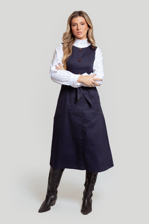 Vestido Rocio Azul - Raíces