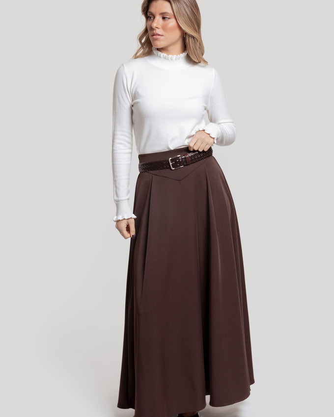 Brown Peak Skirt