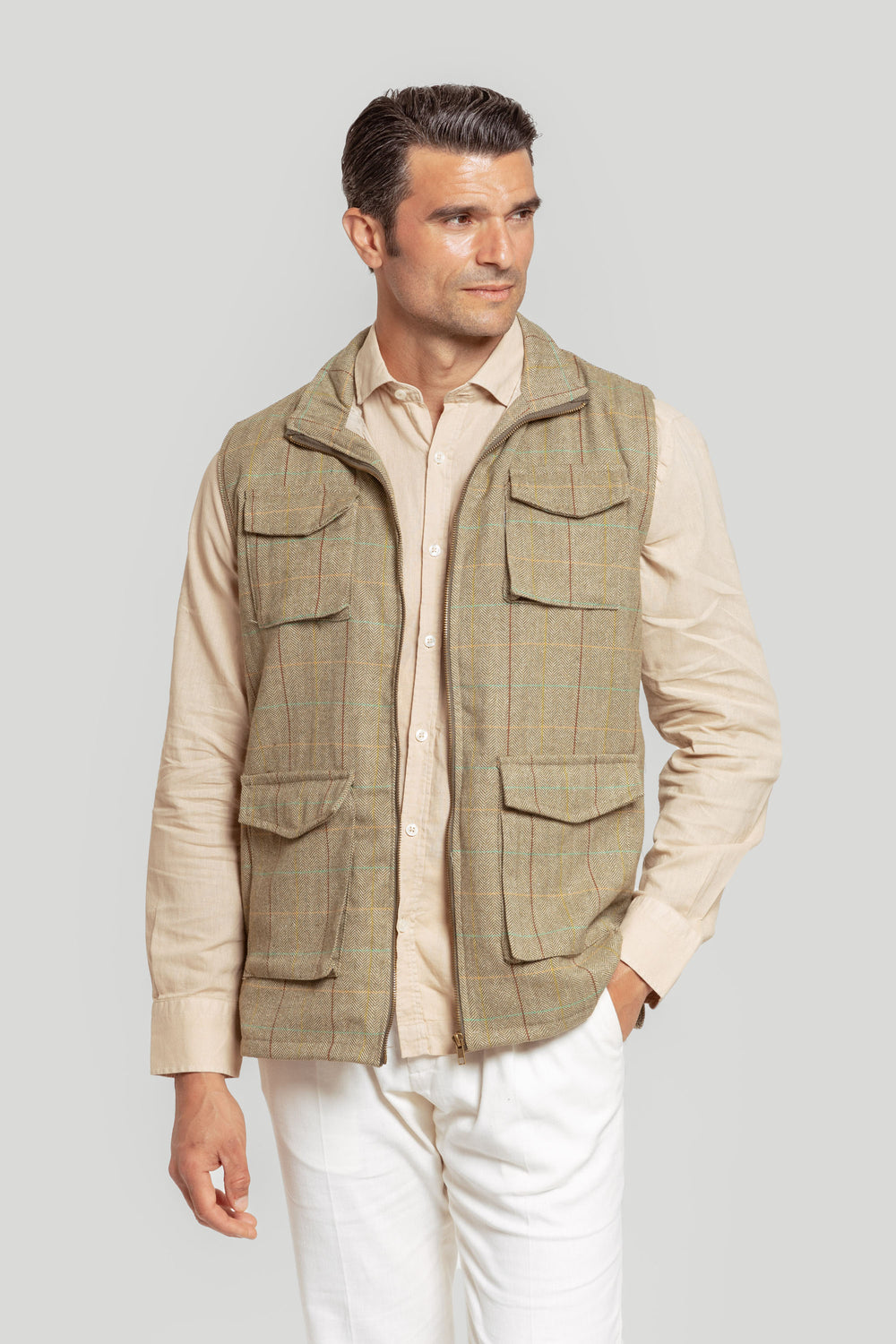 Chaleco Espiga Kaki - Brío