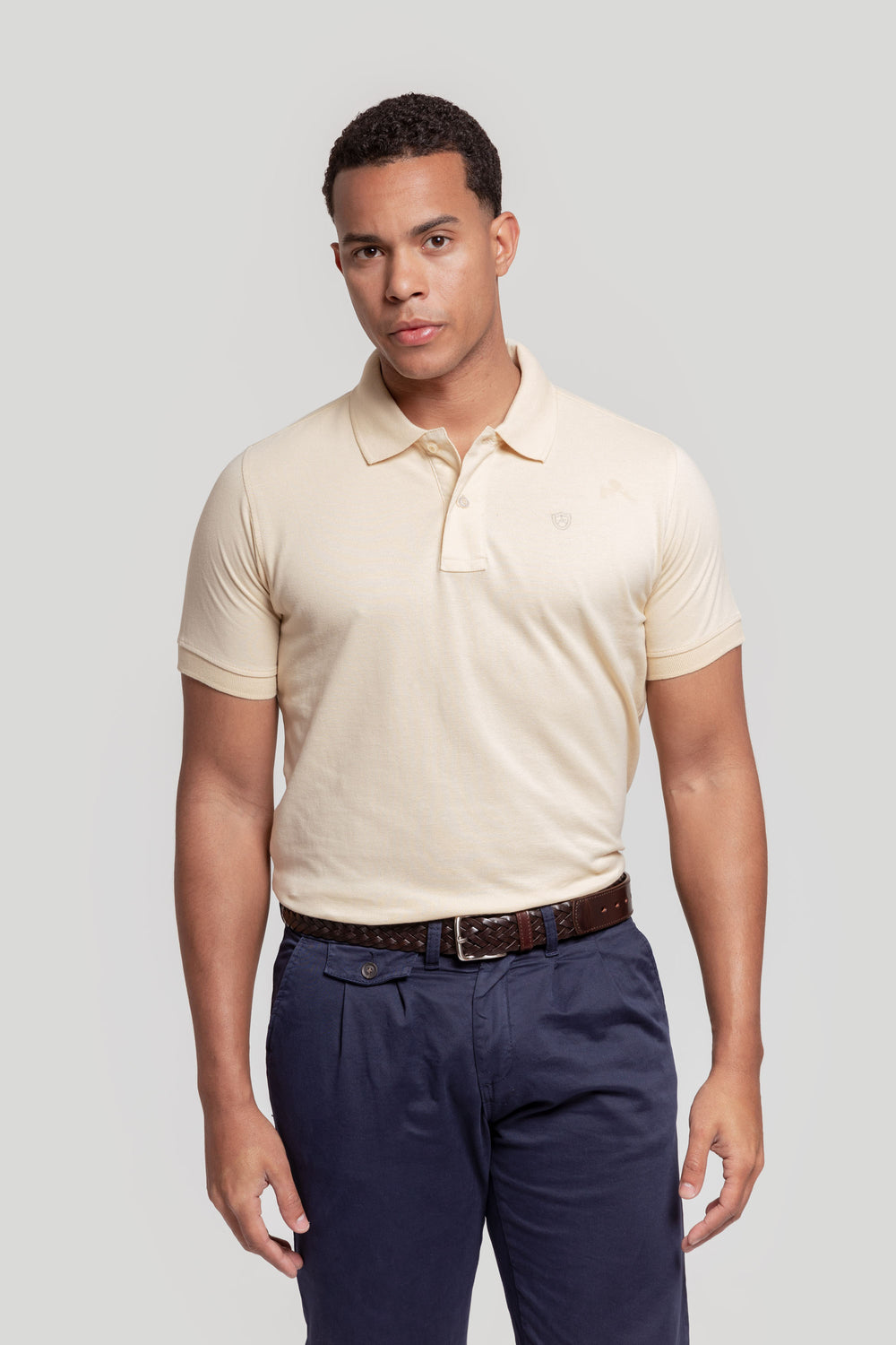 Polo Escudo Vainilla
