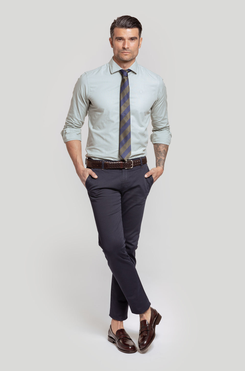 Camisa Estructura Verde