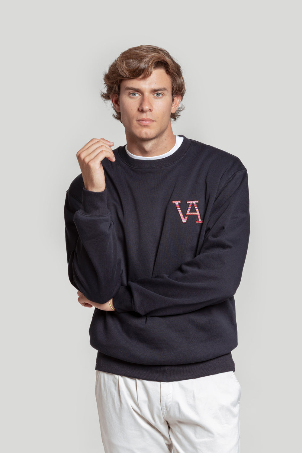 Sudadera Va Etnica Marino - Raíces