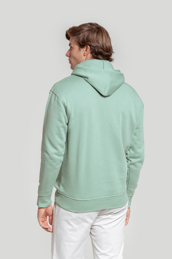 Sudadera VA Etnica Gorro Verde Agua - Raíces