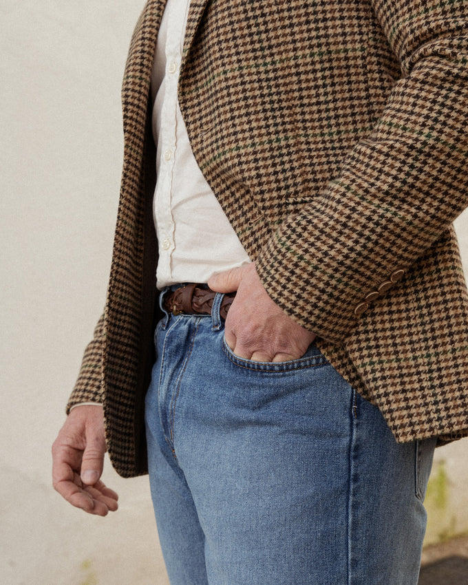 Blazer Xadrez Camelo