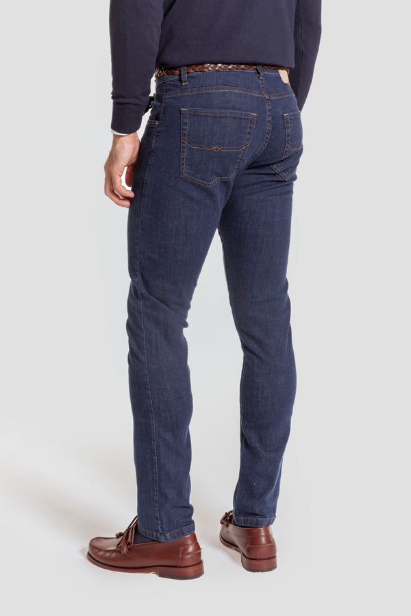 Pantalon Vaquero Slim Fit Piedra - Raíces