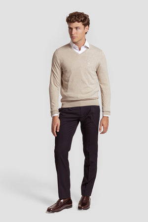 Jersey Cuello Pico Hueso - Raíces