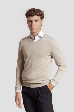 Jersey Cuello Pico Hueso - Raíces