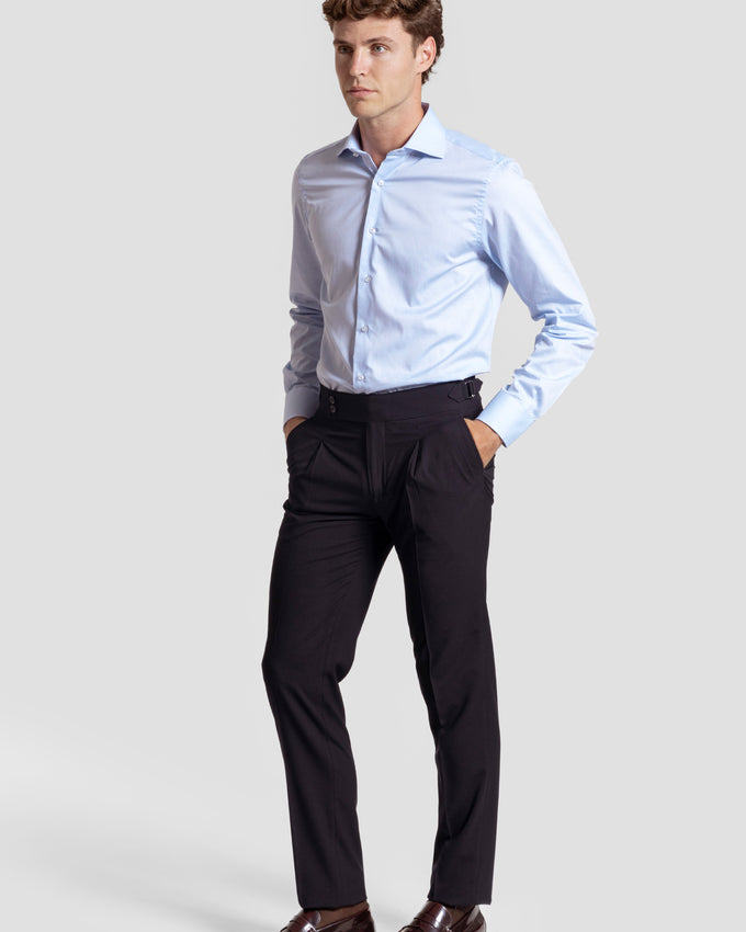 Camisa de Vestir Celeste - Huella