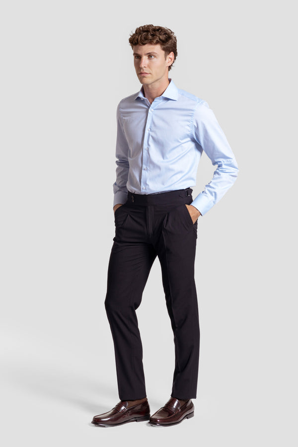 Camisa de Vestir Celeste - Huella