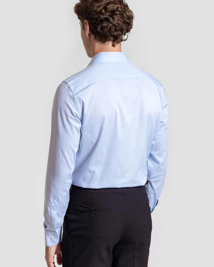Camisa de Vestir Celeste - Huella
