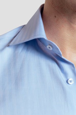 Camisa Vestir Espiga Celeste - Huella