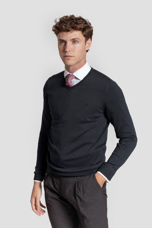 Jersey Cuello Pico Marino - Raíces