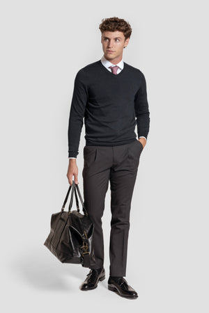 Jersey Cuello Pico Marino - Raíces