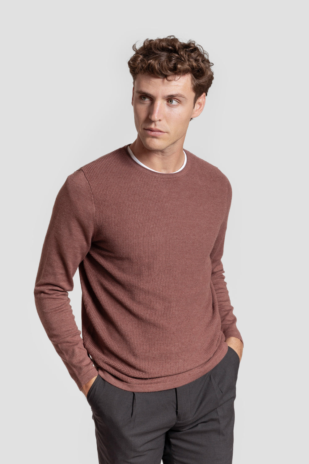 Jersey Caja Estructura Teja - Raíces