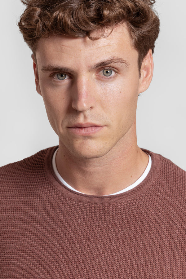 Jersey Caja Estructura Teja - Raíces