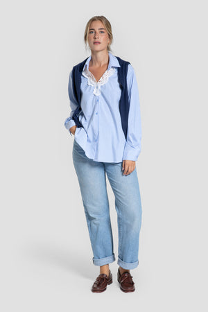 Camisa Rayas Bordado