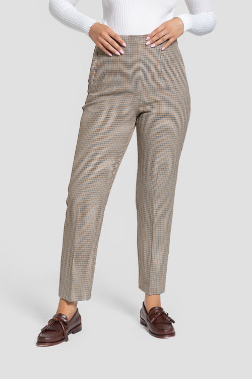 Pantalon Pata De Gallo Camel