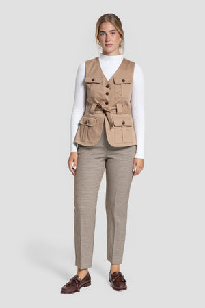 Chaleco Manuela Camel - Brío