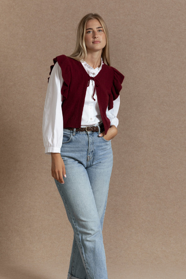 Jersey Punto Volante Burdeos - Legado