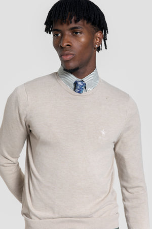 Jersey Cuello Caja Hueso - Raíces