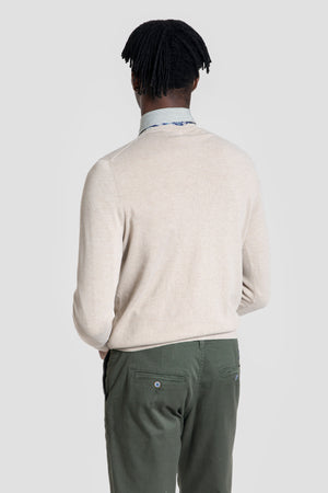 Jersey Cuello Caja Hueso - Raíces