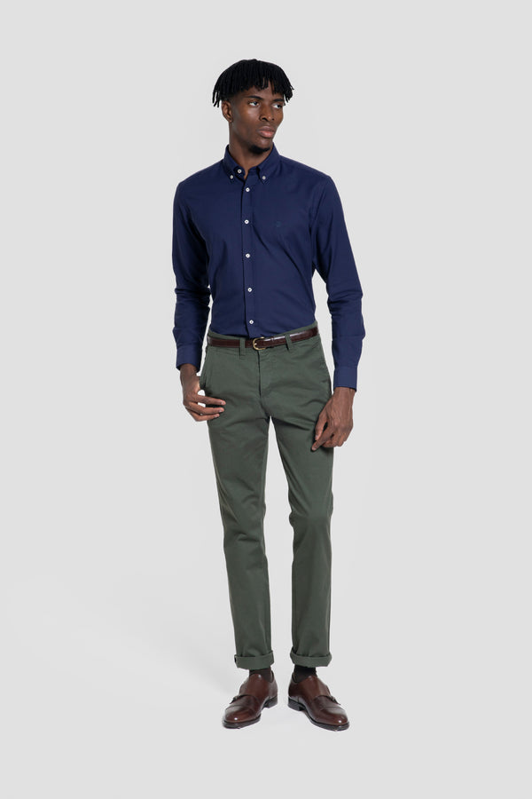 Camisa Oxford Marino