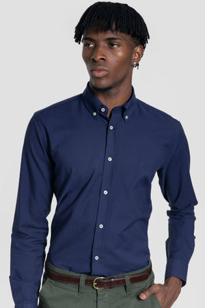 Camisa Oxford Marino