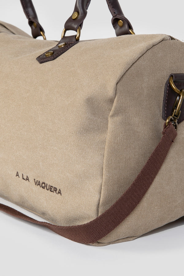 Bolso Viaje Tela Camel
