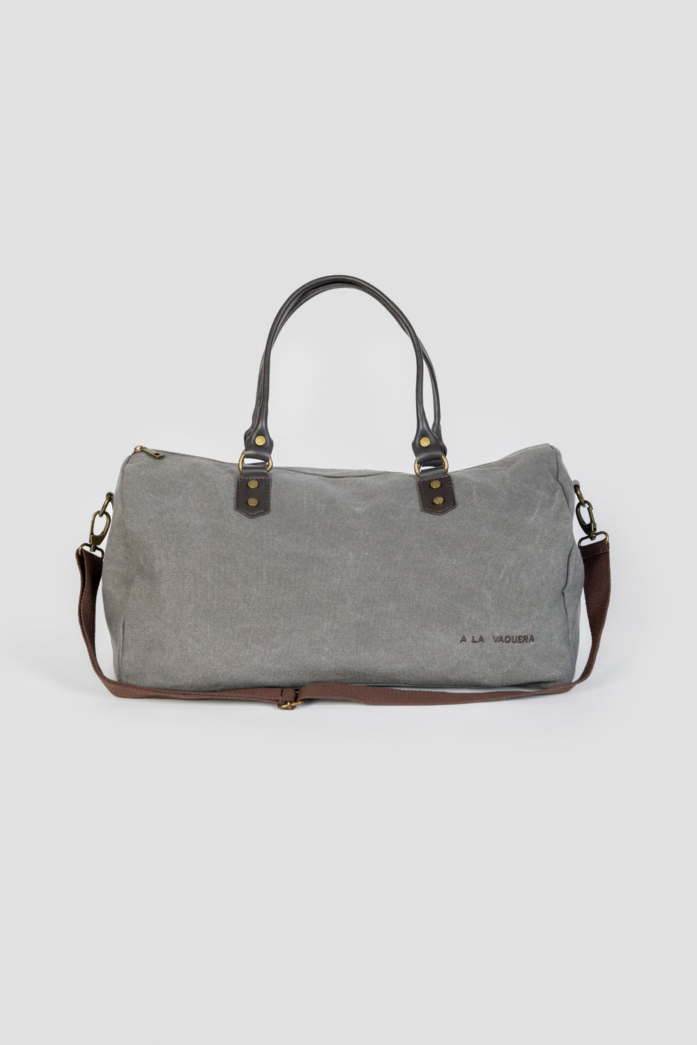 Bolso Viaje Tela Marrón