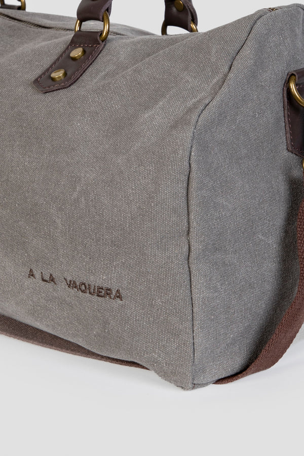 Bolso Viaje Tela Marrón