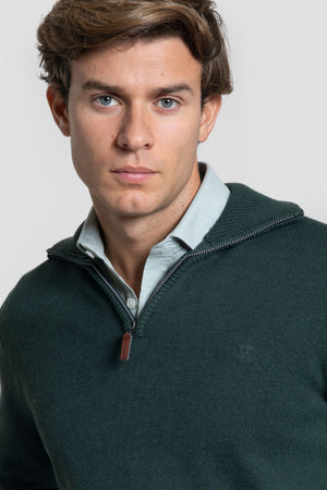 Jersey Cuello Cremallera Botella