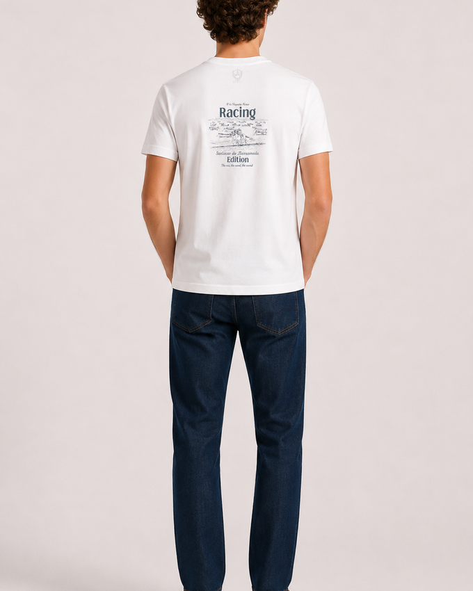 Camiseta Horse Raicing Blanca