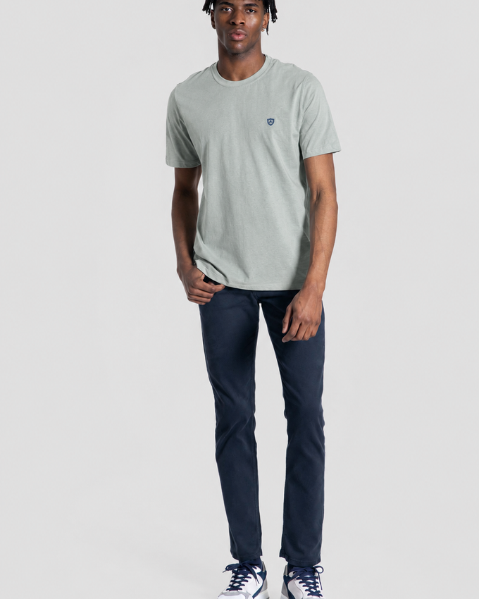 T-shirt Básica Escudo Verde