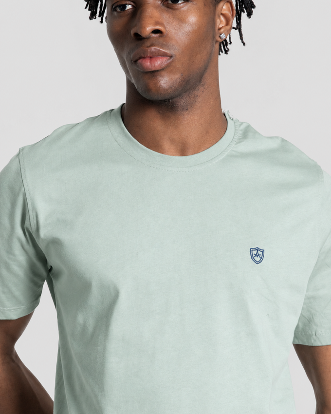 T-shirt Básica Escudo Verde