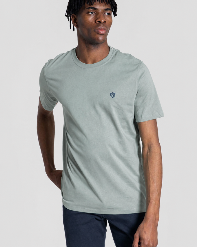 T-shirt Básica Escudo Verde
