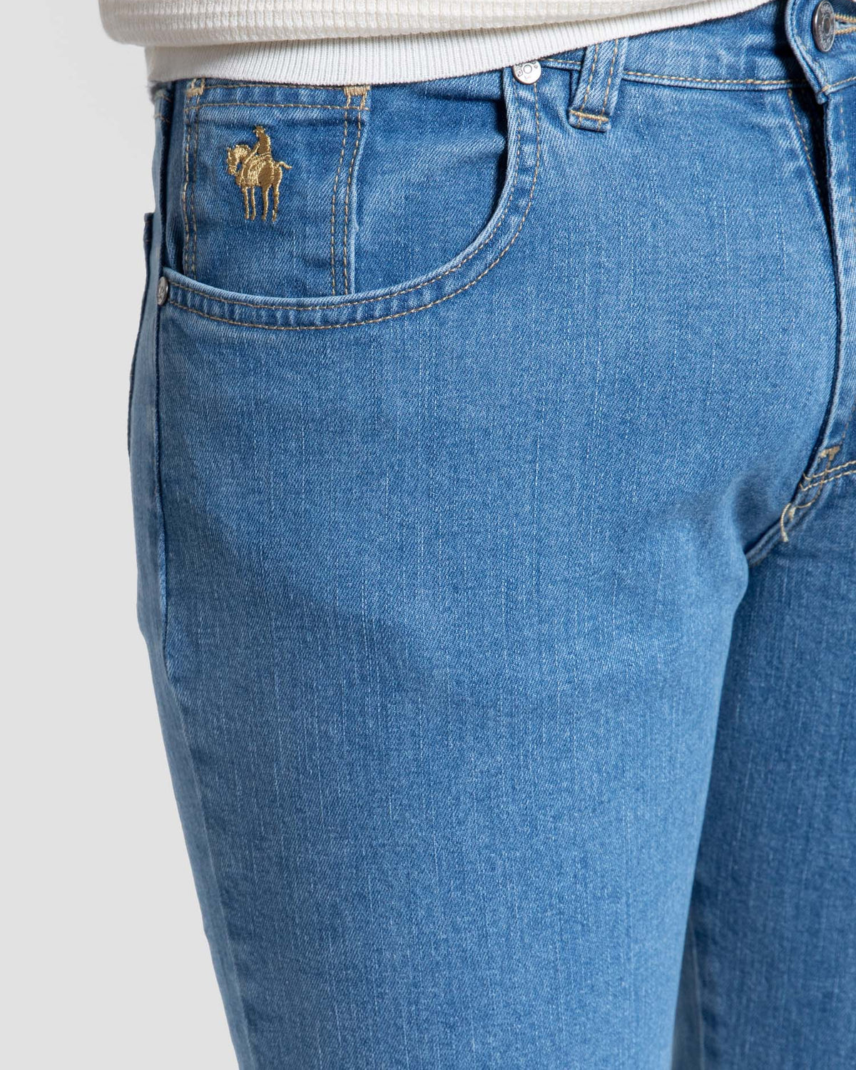 Jeans Regular Azul Claro