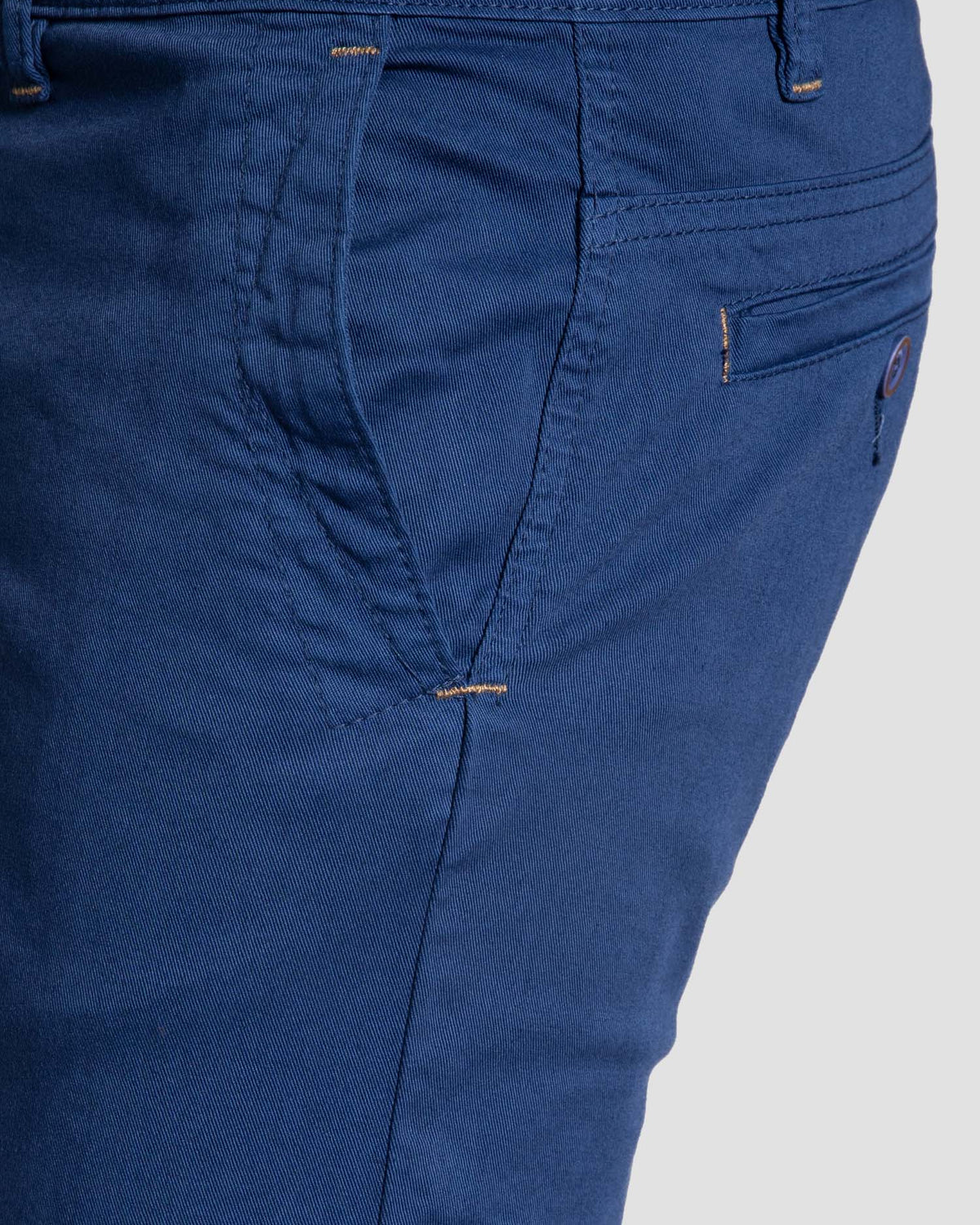 Calças Chino Carcela Azul-Turquesa