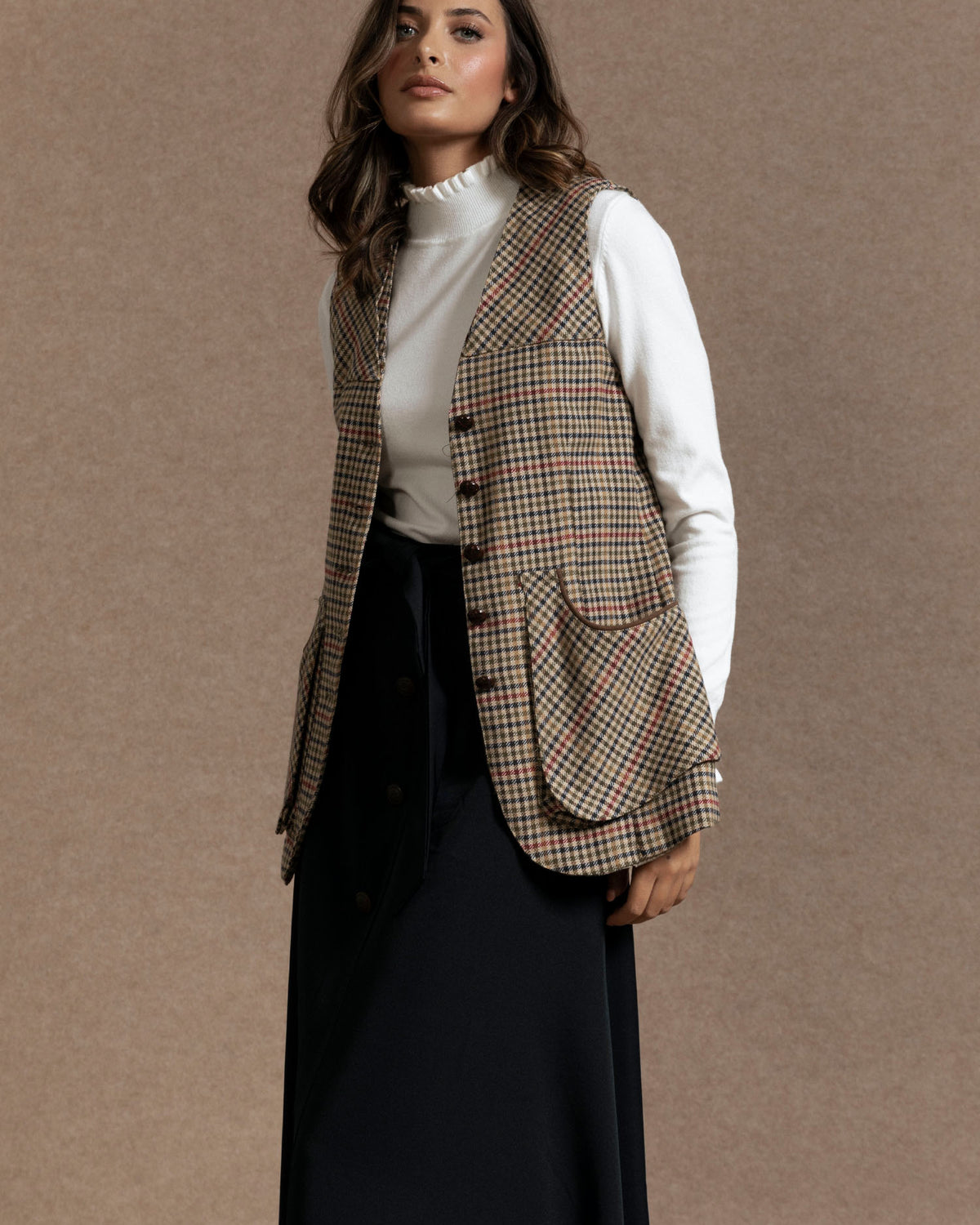 Brown Hunting Vest - Brío