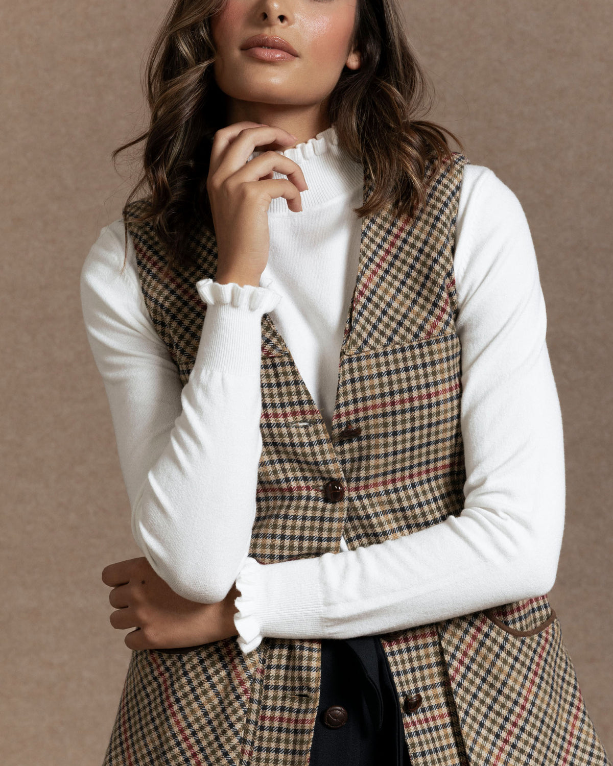 Brown Hunting Vest - Brío