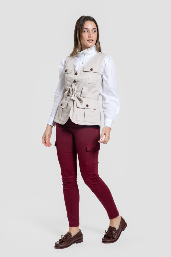 Chaleco Manuela Hueso